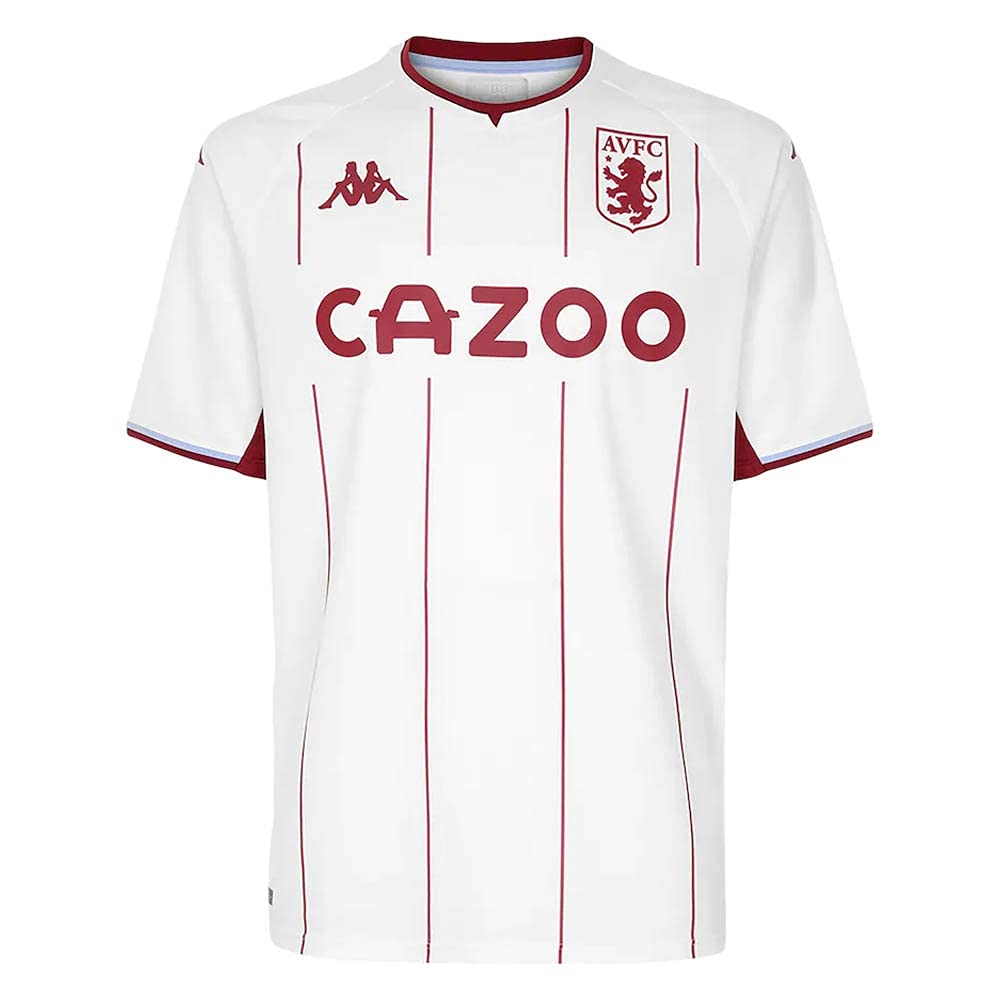 Kappa 2021-2022 Aston Villa Away Football Soccer T-Shirt